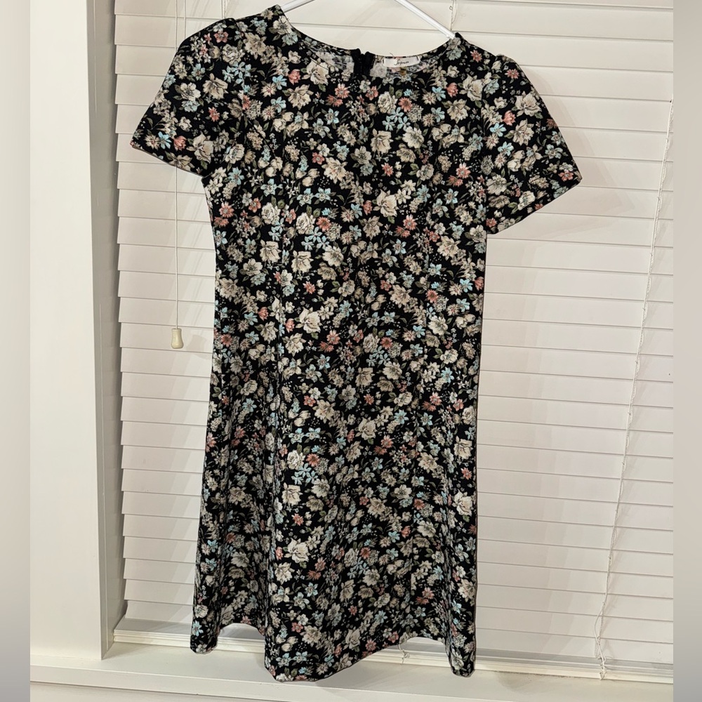 Soprano Black Floral Mini Dress